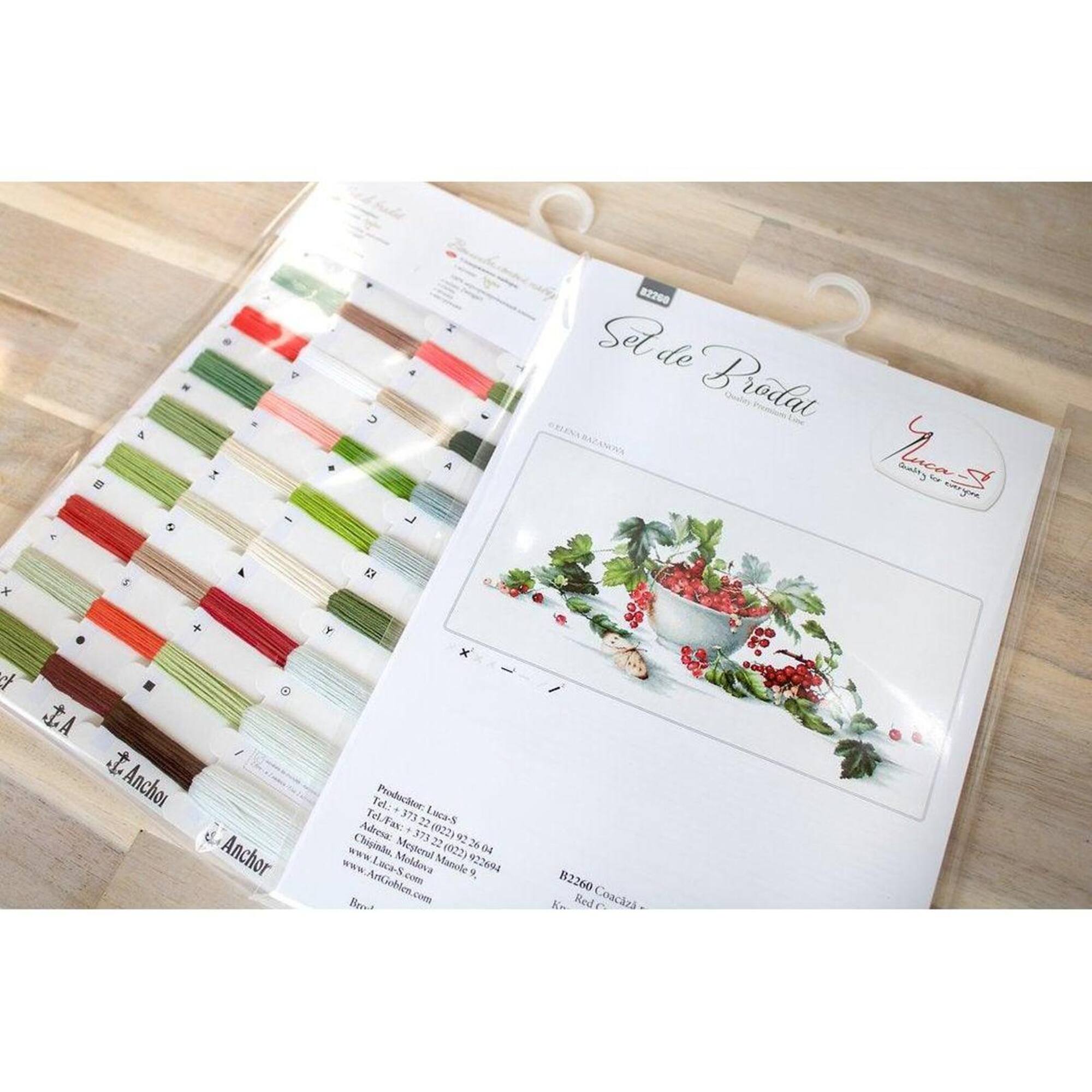 Luca-s Red Currants Counted Cross Stitch Kit